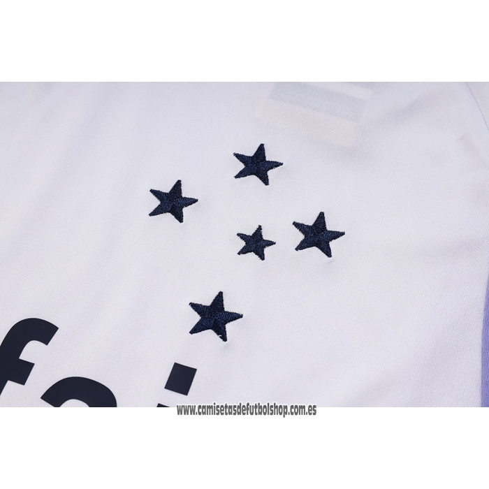 Chandal del Cruzeiro 23-24 Manga Corta Blanco - Pantalon Corto